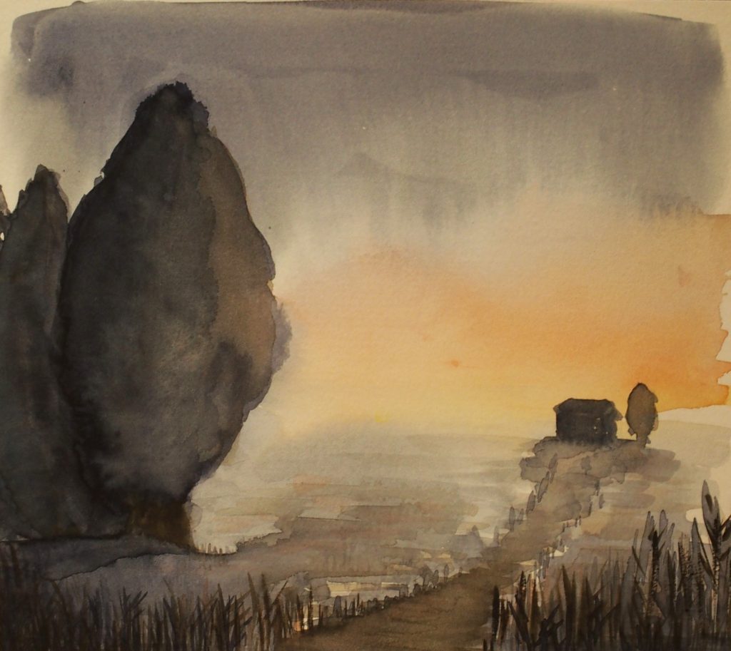 Haus bei Sonnenaufgang Jochen Englisch 2018